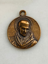 Load image into Gallery viewer, Medal - Saint Bernard - Bronze or Sterling Silver - Antique Reproduction 1049 CeCeAgnes Rosary Parts

