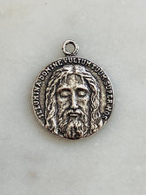 Load image into Gallery viewer, Holy Face of Jesus Medal: 1426 Sterling Silver Antique Reproduction
