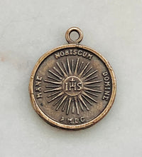 Load image into Gallery viewer, Holy Face of Jesus Medal: 1426 Bronze or Sterling Silver Antique Reproduction
