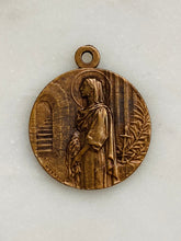 Load image into Gallery viewer, Saint Philomena Medal, Bronze or Sterling Silver - Trinity Medal 1063 CeCeAgnes Rosary Parts
