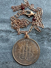 Load image into Gallery viewer, JHS Catholic Necklace - Solid  Bronze
