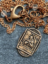 Load image into Gallery viewer, Saint Rita - Our Lady of Good Counsel - Solid Bronze Necklace
