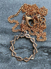 Load image into Gallery viewer, Crown of Thorns Solid Bronze Necklace
