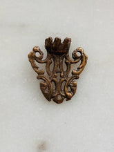 Load image into Gallery viewer, Rosary Center - Marian Auspice - Bronze  - Antique Reproduction 629 CeCeAgnes Rosary Parts
