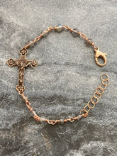 Load image into Gallery viewer, Labradorite Rosary Bracelet - Solid Bronze
