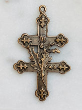 Load image into Gallery viewer, Cross of Lorraine -  Bronze - 1171 CeCeAgnes Rosary Parts
