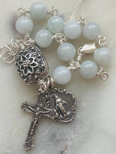 Load image into Gallery viewer, Burma Jade Rosary Bracelet - All Sterling - Wire-wrapped CeCeAgnes
