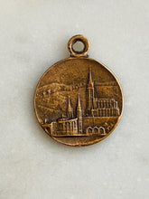 Load image into Gallery viewer, Medal - Rosa Mystica - Bronze or Sterling Silver - Antique Reproduction 1089 CeCeAgnes Rosary Parts
