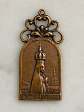 Load image into Gallery viewer, Our Lady of Fatima Medal: 1237 Bronze Antique Reproduction
