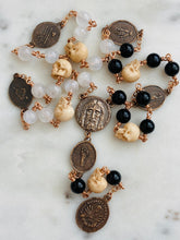 Load image into Gallery viewer, Five Wounds Chaplet - Holy Wounds - Bronze Onyx and Moonstone CeCeAgnes
