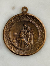 Load image into Gallery viewer, Our Lady of Mount Carmel Medal: 567 Bronze Antique Reproduction
