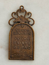Load image into Gallery viewer, Our Lady of Fatima Medal: 1237 Bronze Antique Reproduction
