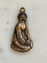 Load image into Gallery viewer, Medal - Saint Mary Magdalene  - Bronze or Sterling Silver - Antique Reproduction 815 CeCeAgnes Rosary Parts
