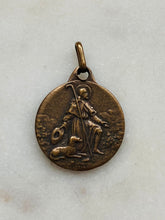 Load image into Gallery viewer, St. Roch Medal: Patron Saint of Dogs, Plagues -  Bronze Rosary Parts
