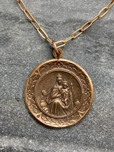 Load image into Gallery viewer, Our Lady of Mount Carmel Solid Bronze Necklace
