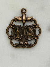 Load image into Gallery viewer, Scapular, Holy Spirit Medal -  Bronze - 534 CeCeAgnes Rosary Parts
