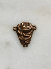 Load image into Gallery viewer, Small Rose Center -  Bronze - 357 CeCeAgnes Rosary Parts
