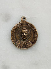Load image into Gallery viewer, Saint John Bosco Medal: 1362 Bronze Antique Reproduction Rosary Parts
