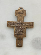 Load image into Gallery viewer, San Damiano Crucifix: 311  Bronze, Assisi Prayer
