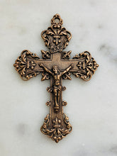 Load image into Gallery viewer, Crucifix - Grand Baroque -  Bronze - 1179 CeCeAgnes Rosary Parts
