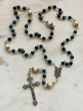 Load image into Gallery viewer, Beautiful Blue Kyanite Sterling Silver Rosary
