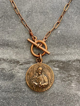 Load image into Gallery viewer, Sacred Heart Solid Bronze Necklace
