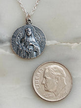 Load image into Gallery viewer, Sterling Silver Saint Rose of Lima Necklace
