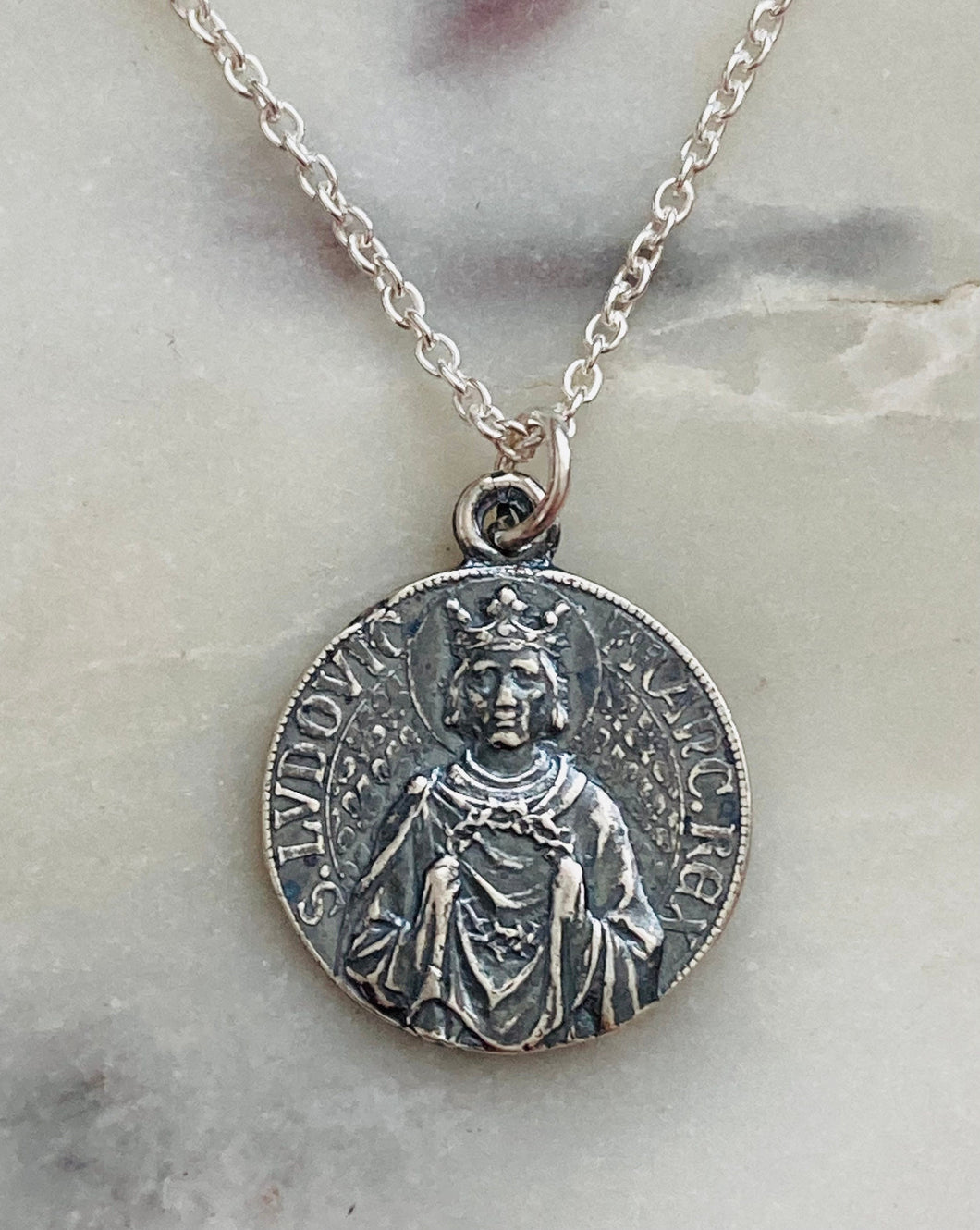 Sterling Silver Saint Louis Necklace