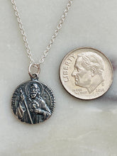 Load image into Gallery viewer, Sterling Silver Saint Jude Necklace
