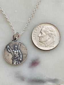 Sterling Silver Saint Andrew Necklace