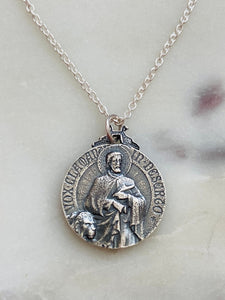 Sterling Silver Saint Mark Necklace