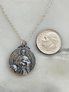 Sterling Silver Saint Mark Necklace