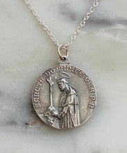 Load image into Gallery viewer, Sterling Silver Saint Dominic Necklace
