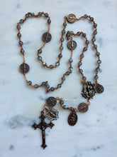 Load image into Gallery viewer, Labradorite Protection Rosary - Bronze - Saint Michael Benedict via CeCeAgnes
