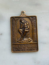 Load image into Gallery viewer, Saint Rita Medal -  Bronze - Antique Reproduction 1083 CeCeAgnes Rosary Parts
