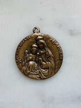 Load image into Gallery viewer, Our Lady of Mount Carmel Medal: 537 Bronze Antique Reproduction (1 inch)
