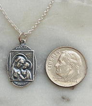 Load image into Gallery viewer, Sterling Silver Our Lady of Good Counsel Necklace
