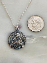 Load image into Gallery viewer, Sterling Silver Saint Lucy Necklace
