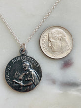 Load image into Gallery viewer, Sterling Silver Saint Augustine Necklace
