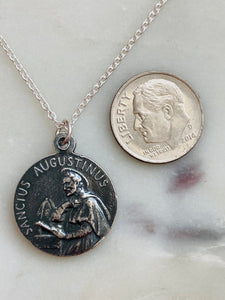 Sterling Silver Saint Augustine Necklace