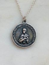 Load image into Gallery viewer, Sterling Silver Saint Maria Goretti Necklace
