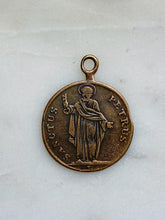 Load image into Gallery viewer, Medal - Saint Peter - Bronze or Sterling Silver - Antique Reproduction 746 CeCeAgnes Rosary Parts
