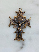 Load image into Gallery viewer, Crucifix -  Bronze - Antique Reproduction 364 CeCeAgnes Rosary Parts
