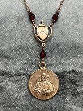 Load image into Gallery viewer, Sacred Heart Necklace - Solid  Bronze
