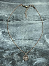 Load image into Gallery viewer, Saint Hubert Solid Bronze or Sterling Silver Necklace
