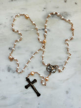 Load image into Gallery viewer, Holy Spirit Rosary - Freshwater Pearls and Bronze - CeCeAgnes
