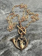 Load image into Gallery viewer, Saint Hubert Solid Bronze Necklace
