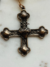 Load image into Gallery viewer, Memento Mori Chaplet: Bronze Our Lady of Guadalupe, Garnet Rosary
