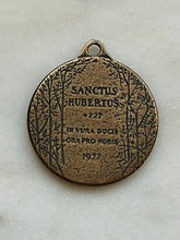 Load image into Gallery viewer, Medal - Saint Hubert - Bronze or Sterling Silver - Antique Reproduction 1319 CeCeAgnes Rosary Parts
