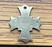 Load image into Gallery viewer, Medal - Sacred Heart - Bronze  - Antique Reproduction 1147 CeCeAgnes Rosary Parts
